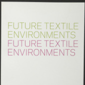 «Kataloggestaltung ’Future Textile Environments’» de Doro Sthamer