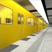 «3D Animation, U-Bahnhof Wilmersdorfer Straße» von Vaippipadath Shihab
