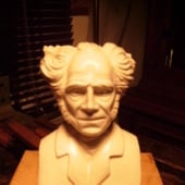 „Schopenhauer Büste“ von Uwe Oberdorf
