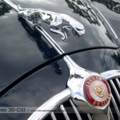 «3D-CGI Jaguar Oldtimer» de Fotorealistisches 3D-CGI