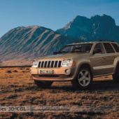 «3D-CGI Jeep Grand Cherokee» de Fotorealistisches 3D-CGI