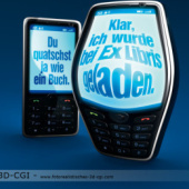 «3D-CGI Telefone für Werbung» de Fotorealistisches 3D-CGI