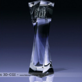 «3D-CGI Parfum Flacon Werbung» de Fotorealistisches 3D-CGI