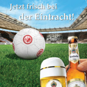 „Keyvisual Krombacher Eintracht Frankfurt“ von at sales communications