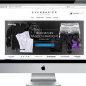 “Corporate Design und Webseite Everbasics” from Die Puristen
