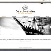 „Der sichere Hafen – Homepage“ von Samara Text und Web