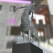 „Der virtuelle 3-Meter-Hirsch in 3D“ von Martin Bremm