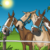 „Pferde-Kids und sonstiger Cartoonismus“ von Sven-Lassen Buchholz
