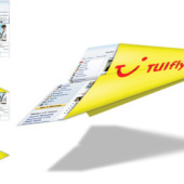 „Papierflieger für TUIfly“ von Karsten Meißner