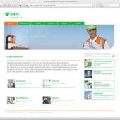 „Corporate Website BAM Deutschland  AG“ von formbuero Kommunikationsdesign