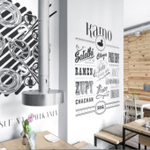 «Kamo – Restaurantausstattung» de Drache & Bär Designstudio