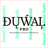 „Duwal Pro – VolcanoType“ von Slanted Publishers