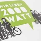 «»Wir leben 2000 Watt« – Kampagne» de DITHO Design