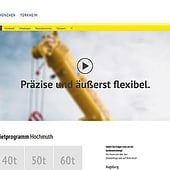 „Hochmuth Gruppe – Firmenwebseite & Mietprogramm“ von Sebastian Starke