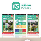 «15 sliding puzzle—App design» de Adelita Vasioiu