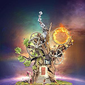 „Fantasy tree“ von Rüdiger Lauktien