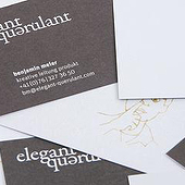 «elegant querulant – Corporate Design» von Suan Conceptual Design