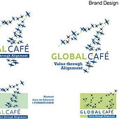 „Corporate Design _ GLOBAL CAFÉ“ von Gabi Schluttig