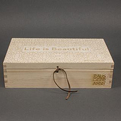 „Präsentationsbox aus Holz“ von rausgebrannt e.U.