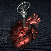„„The Key To Metal Hearts“ 3D Artwork“ von Oliver Twist