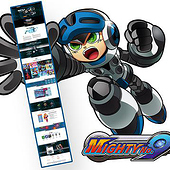 „MIGHTY NO. 9 | GAMEWEBSITE | Webdesign“ von Sabrina Mastnak