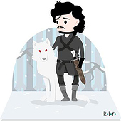 „GoT – Jon Snow“ von Julia Hintz