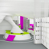 „YOU.B – Jugendbibliothek Leipzig“ von Formdeck GbR design & architektur