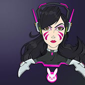 “Overwatch: D.Va” from Kenneth Shinabery