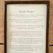 «Künstlerprofil» de Natalie Berger