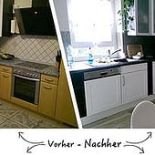 „Küche vorher-nachher“ von Prima Systeme