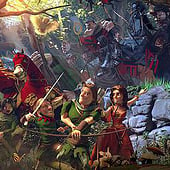 „Die wahre Geschichte von Robin Hood“ von Carsten Mell: 3D und 2D-Illustration