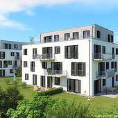 «Architekturvisualisierung MFH-Projekt in Weiden» de Visuell³