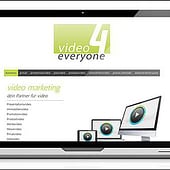 „Website VIDEO4EVERYONE – www.video4everyone.at“ von website4everyone