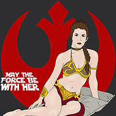 „May The Force Be With Her“ von Kenneth Shinabery
