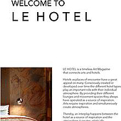 „LE HOTEL Magazine“ von Kai Kiklas