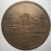 „Medaille zur Bundesversammlung 2017“ von Quintus-Design Berlin · Thomas Hofmann