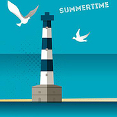 “Summertime – Lighthouse – Animation” from Illus | Icons | Infografiken
