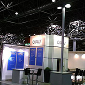 “Messedesign für Opus” from messedesign messebau