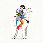 „Alpaca Traveller“ von Johanna Springer