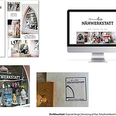 «Die Nähwerkstatt Bielefeld» de Grafikbüro | Papeterie