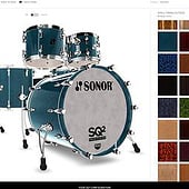 „Sonor SQ² Drum WebGL 3D Konfigurator“ von redPlant