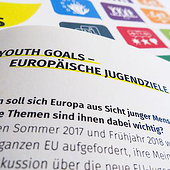 “Broschüre Youth Goals Deutscher Bundesjugendring” from Carina Unseld