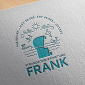„Corporate Design Strandkorbvermietung Frank“ von Vierzehnneunzehn Grafische…