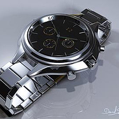 «Wristwatch 3D Render» de David Szostack