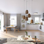 «3D Visualisierung Wohnungen in Schriesheim» de Render Vision