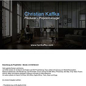 „Christian Kaffka Producer Portfolio“ von Christian Kaffka