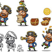 „Spiele-App Design (Pirate Coinland)“ von Gunnar Bergmann