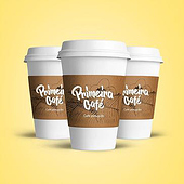 „Logo design and packaging for Primeira Café.“ von Marina Melnikova