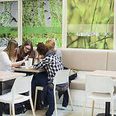 “Café insgrüne und Lounge Ev Hochschule Bochum” from Britta Pasche
