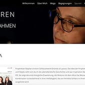 «Webseite Akkordeonistin Margit Kern» de Fluxluchs.de